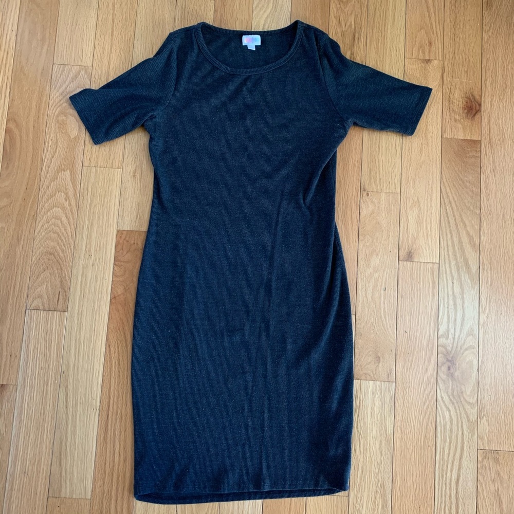 Solid grey Julia- Thicker material with texture